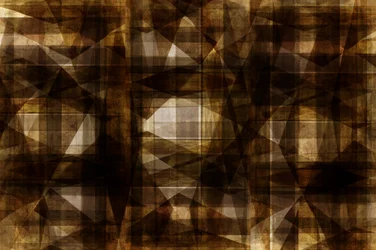 Geometria texturada em castanho