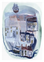 Encantadora vila portuária