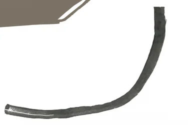 Curva fluida escura