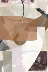 Design abstrato com tons terrosos