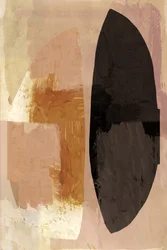 Formas abstratas com um toque rústico