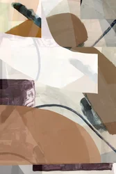 Camadas abstratas com tons terrosos