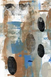 Folhas abstratas com tons terrosos