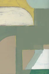 Formas abstratas com tons terrosos