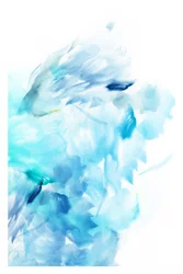 Abstrato em azul fluido