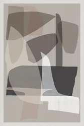 Formas abstratas em camadas