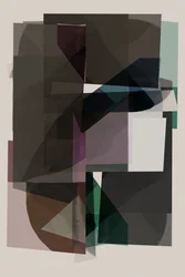 Formas abstratas em camadas