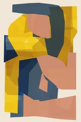 Colagem abstrata moderna