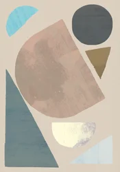 Formas modernas em tons pastel