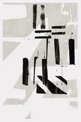 Linhas abstratas monocromáticas