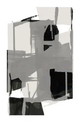 Formas abstratas monocromáticas