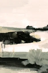 Paisagem abstrata em tons suaves