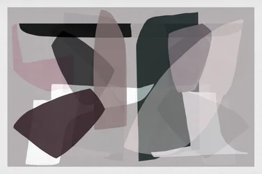 Camadas abstratas em tons suaves