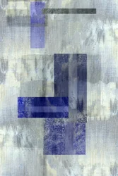 Geometria em azul suave