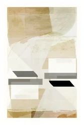Geométrico abstrato neutro