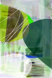 Abstrato Verde Orgânico