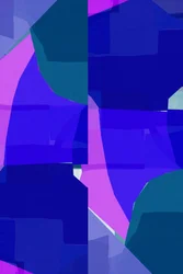 Formas abstratas azuis vibrantes