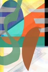 Formas abstratas vibrantes