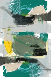 Pinceladas abstratas vibrantes
