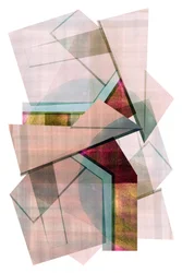 Camadas geométricas vibrantes