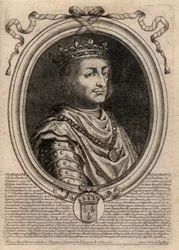 Retrato de Carlos VII (1403-1461) Rei da França - CHARLES VII (1403-1461) Rei da França