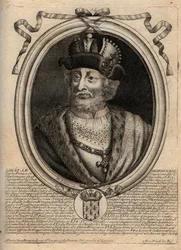 Retrato de Luís I o Pio (778-840), Rei de França - Luís I o 