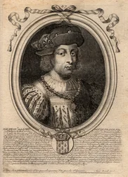 Retrato de Filipe V o Longo (1294 - 1322), Rei da França - Filipe V (1294-1322) 