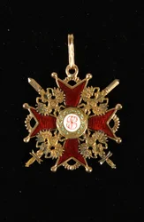 O distintivo da Ordem de São Estanislau, Terceira Classe