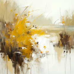 Pântano de pântano abstrato, Quadros de parede | Impressões em tela