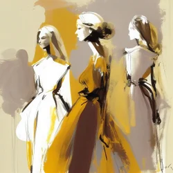 Pintura minimalista expressionismo abstrato, pintura de mulher, Impressões murais