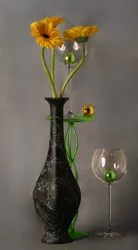 Exposição floral moderna