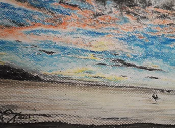 PÔR-DO-SOL NA PRAIA DE MEDINA