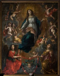 Igreja Paroquial (Igreja Paroquial de São Jorge). Interior. Assunção de Maria. Nicolas de Liemaeckere. 1640.