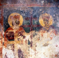 Frescos na Igreja Bizantina de Agios Georgios