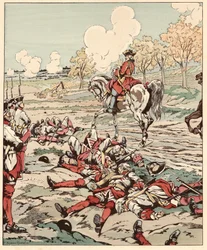 Canhão? Bem... Mata, aqui estão todas as palavras de Saint Pern (Saint-Pern) pronunciou seu rapé na mão após o massacre de granadeiros pelas armas do exército inimigo na Batalha de Minden, em 1759, durante a Guerra dos Sete Anos, para restaurar a coragem a