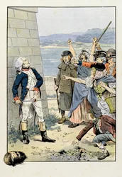 Prisioneiro a caminho de Plymouth, Théophile Malo Corret de La Tour (ou Latour) d