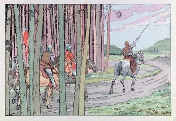 Jacques Marie Gaston Gaston Onfray de Breville dit JOB (1858 - 1931); Ilustração de "Les epees de France": Joana D