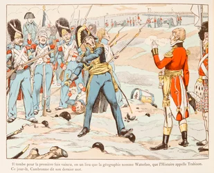 Jacques Marie Gaston Onfroy de Breville dit JOB (1858-1931) - Um Waterloo Cambronne contra os ingleses pedindo-lhe para ir em 1815, Private Collection