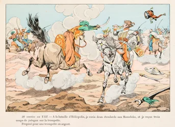 Jacques Marie Gaston Onfroy de Breville dit JOB (1858-1931) - Hussard durante a Campanha Egípcia (1798-1801) sob Napoleão Bonaparte, Coleção Particular
