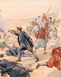 Jacques Marie Gaston Onfroy de Breville dit JOB (1858-1931) - A corneta de Sidi Brahim (A corneta Guillaume Rolland (1821-1916) fez soar a acusação para levantar as tropas contra Abd el Kader em 1842), Coleção Privada