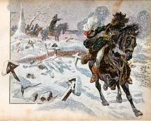 Joachim Murat (1767-1815) na Batalha de Eylau em 8 de fevereiro