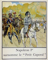 Napoleão 1er apelidado de "Petite Corporal" - em "Petite histoire de France" por Jacques Bainville, doente, ed. Job. Mane