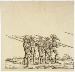 Alabardeiros, da Procissão Triunfal de Maximiliano