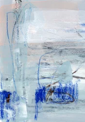 Fluxo abstrato azul